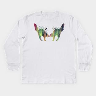 Crazy Cats Kids Long Sleeve T-Shirt